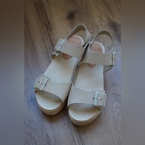 Bryr Studio Stella Platform in Bone Nubuck